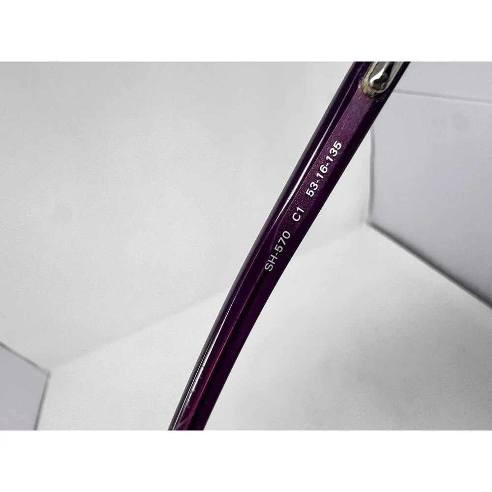 Scott Harris SH-570 Eyeglass Frames Only 53-16-135 Purple C1 Authentic